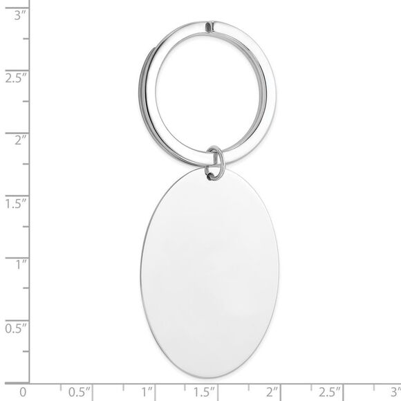 Kazi Luxury Sterling Silver Rhodium-plated Key Chain